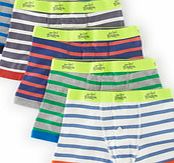 Mini Boden 5 Pack Boxers, Stripe 34574749