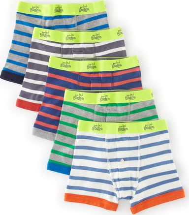 Mini Boden 5 Pack Boxers Stripe Mini Boden, Stripe 34574756