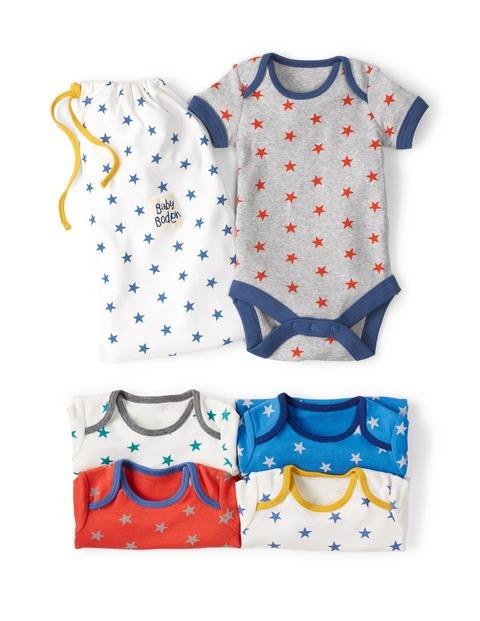 Mini Boden 5 Pack Summer Bodies Stars Mini Boden, Stars