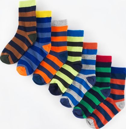 Mini Boden, 1669[^]35148402 7 Pack Sock Box Blue Mini Boden, Blue 35148402