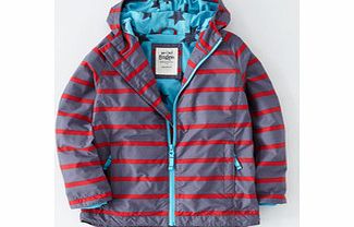 Mini Boden Anorak, Slate/Chorizo,Indigo