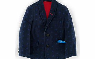 Mini Boden Blazer, Navy/Reef Star,Blue,Sail Blue Gingham