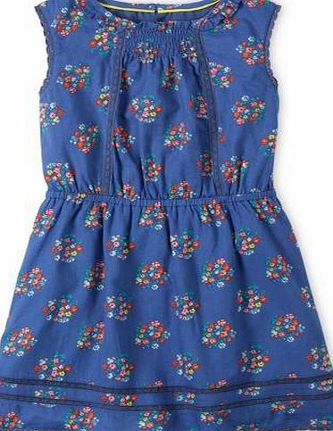 Mini Boden Boho Dress Washed Bluebell Posy Mini Boden,