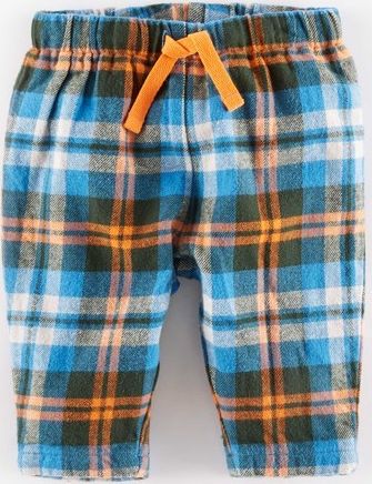 Mini Boden Brushed Check Baggies Blue Mini Boden, Blue