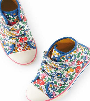 Mini Boden Canvas High Tops, Blue 34524595