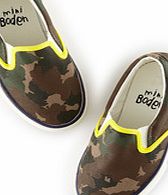 Mini Boden Canvas Pull-ons, Khaki Britoflage 34520361