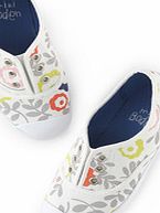 Mini Boden Canvas Pull-ons, Mixed Daisy Vine 34524090