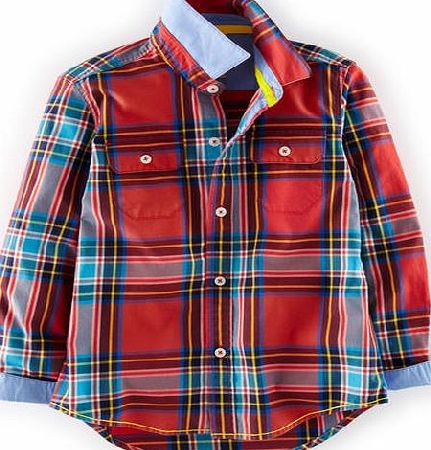 Mini Boden Casual Shirt Red Check Mini Boden, Red Check