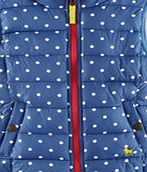 Mini Boden Chilly Days Gilet, Regatta Blue Spot 34587691