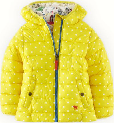 Mini Boden, 1669[^]34587592 Chilly Days Jacket Sunglow Spot Mini Boden,