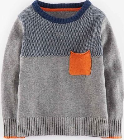 Mini Boden, 1669[^]34928119 Chunky Jumper Grey Mini Boden, Grey 34928119