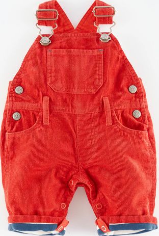 Mini Boden, 1669[^]34994491 Classic Cord Dungarees Poppy Mini Boden, Poppy