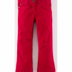 Mini Boden Cord Bootleg Jeans, Cherry 34192344