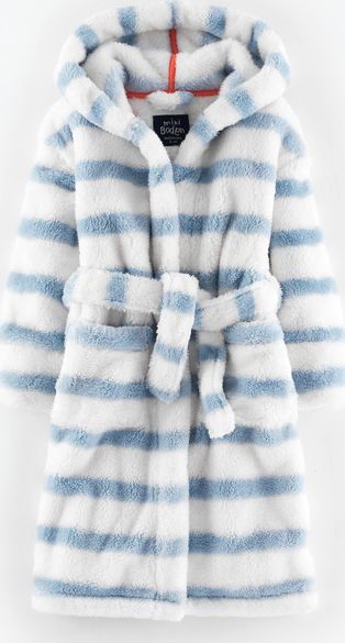 Mini Boden Cosy Dressing Gown Winter Sky Stripe Mini Boden,