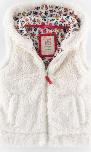 Mini Boden Cosy Gilet Cream Mini Boden, Cream 34900621