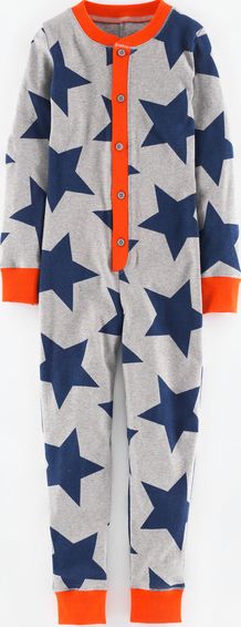 Mini Boden Cosy Sleep All-in-one Grey/Navy Star Mini Boden,