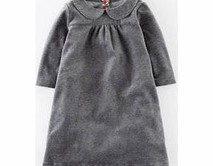 Mini Boden Cosy Velour Dress, Ash Marl 34440065