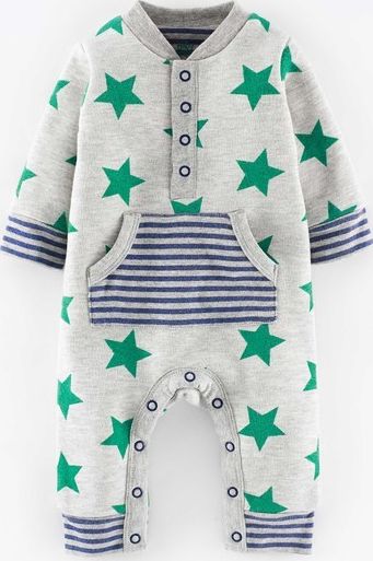 Mini Boden, 1669[^]35121938 Cosy Winter Romper Grey Mini Boden, Grey 35121938