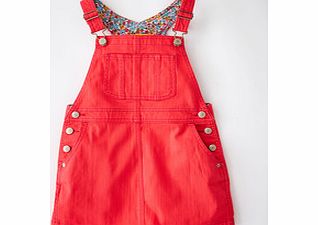 Mini Boden Dungaree Dress, Strawberry Split,Sherbert Lemon