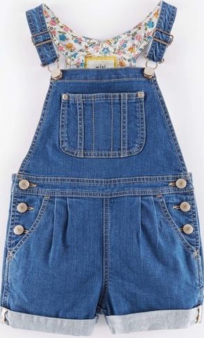 Mini Boden, 1669[^]35165802 Dungaree Shorts Denim Mini Boden, Denim 35165802