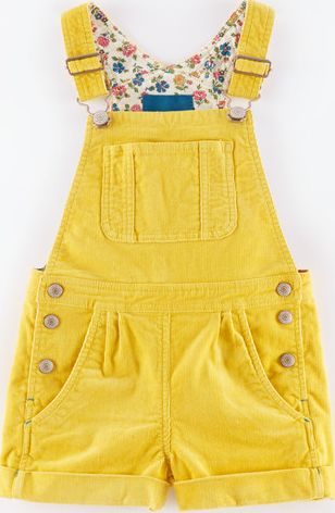 Mini Boden Dungaree Shorts Honey Cord Mini Boden, Honey