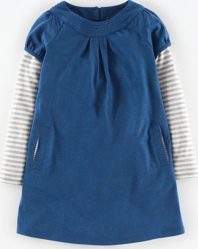 Mini Boden Easy Jersey Dress Coastal Blue Mini Boden,