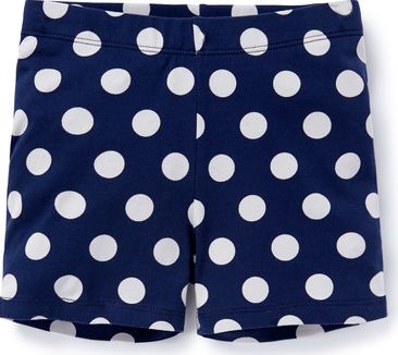 Mini Boden, 1669[^]35225903 Essential Jersey Shorts Navy Spot Mini Boden,