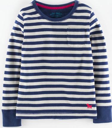 Mini Boden, 1669[^]34937730 Everyday T-shirt Navy/Ecru Stripe Mini Boden,