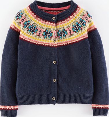 Mini Boden Fair Isle Cardigan Blue Mini Boden, Blue 34909754