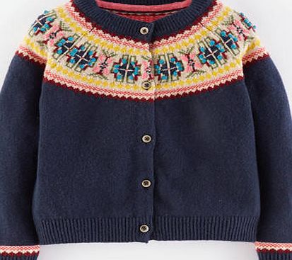 Mini Boden Fair Isle Cardigan Blue Mini Boden, Blue 34909812