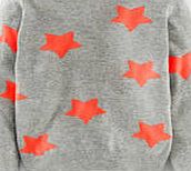 Mini Boden Fun Jumper, Grey Marl Stars 34558775