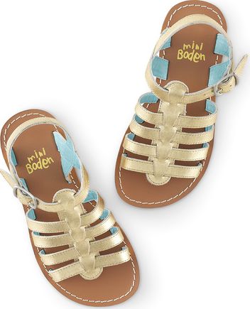 Mini Boden Gladiator Sandals Gold Mini Boden, Gold 34525006