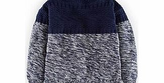 Mini Boden Guernsey Jumper, Navy/Adriatic 34574160