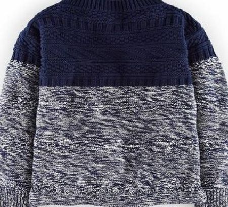 Mini Boden Guernsey Jumper Navy/Adriatic Mini Boden,