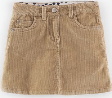 Mini Boden, 1669[^]34886572 Heart Pocket Jean Skirt Camel Cord Mini Boden,