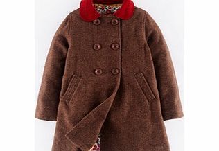 Mini Boden Heritage Coat, Tweed,Fountain Blue 34457721