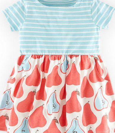 Mini Boden Hotchpotch Jersey Dress, Coral 34553552