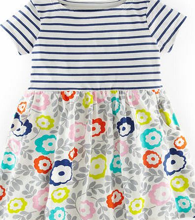 Mini Boden Hotchpotch Jersey Dress Multi Mini Boden, Multi