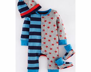 Mini Boden Hotchpotch Romper Gift Set, Stars/Stripes 34368332