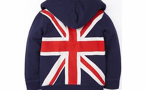 Mini Boden Icon Zip Through, Navy Union Jack 34269761