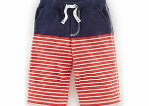 Mini Boden Jersey Baggies, Navy/Red,Reef/Ecru,Paradise