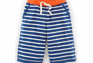 Mini Boden Jersey Baggies, Reef/Ecru,Navy/Red,Tennis