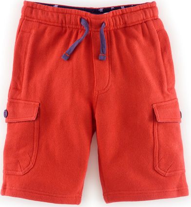 Mini Boden, 1669[^]34526178 Jersey Cargo Shorts Tomato Mini Boden, Tomato