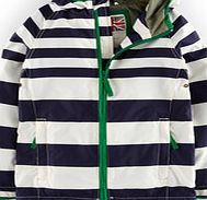 Mini Boden Jersey Lined Anorak, Navy/Ecru 34556134