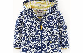 Mini Boden Jersey Lined Anorak, Soft Navy Daisy Vine,Hot