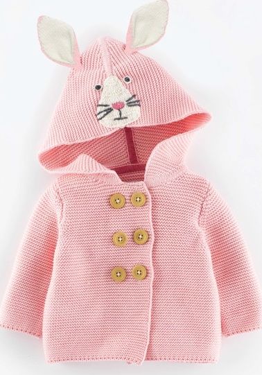 Mini Boden, 1669[^]34981241 Knitted Jacket Blush/Rabbit Mini Boden,