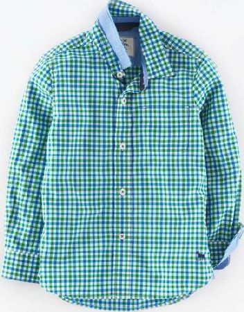 Mini Boden, 1669[^]34931634 Laundered Shirt Green Mini Boden, Green 34931634