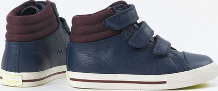 Mini Boden, 1669[^]34922732 Leather High Tops Cobalt Blue Mini Boden, Cobalt