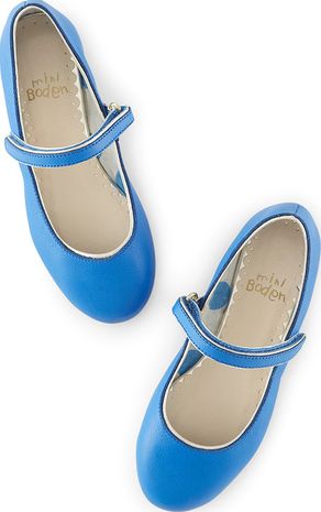 Mini Boden, 1669[^]34522615 Leather Mary Janes Polka Blue Mini Boden, Polka