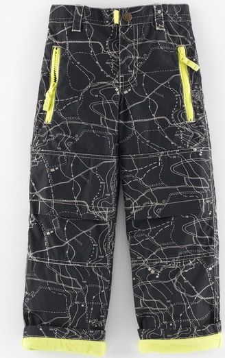 Mini Boden Lined Skate Pants Graphite Map Mini Boden,